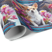 パドルにチワワ:風光明媚な冒険 ラッピングペーパー (ロールコーナー)