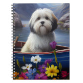 パドルにハバニーズ：風光明媚な冒険 ノートブック (正面)
