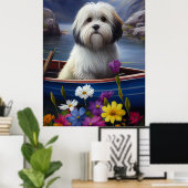 パドルにハバニーズ：風光明媚な冒険 ポスター (ホームオフィス)