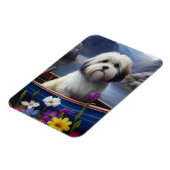 パドルにハバニーズ:風光明媚な冒険 マグネット (左側)