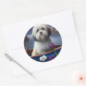 パドルにハバニーズ：風光明媚な冒険 ラウンドシール (封筒)