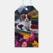 パドルにパピロン：風光明媚な冒険 ギフトタグ (正面)