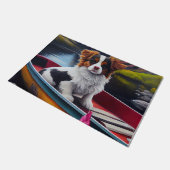 パドルにパピロン：風光明媚な冒険 ドアマット (アングル)