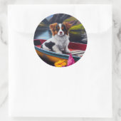 パドルにパピロン：風光明媚な冒険 ラウンドシール (バッグ)