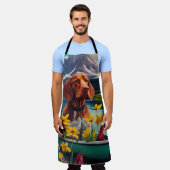 パドルにビズラ：風光明媚な冒険 エプロン (着用した状態)