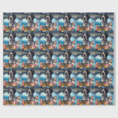 パドルにブルーティックの犬:風光明媚な冒険 ラッピングペーパー (フラット)