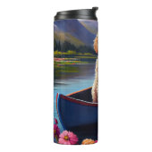 パドルにプードル：風光明媚な冒険 タンブラー (回転左)