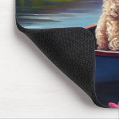 パドルにプードル：風光明媚な冒険 マウスパッド (コーナー)