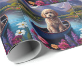 パドルにプードル：風光明媚な冒険 ラッピングペーパー (ロールコーナー)