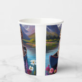 パドルにプードル：風光明媚な冒険 紙コップ (左)
