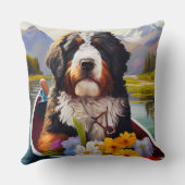 パドルにベルネドードル：風光明媚な冒険 クッション (裏面)