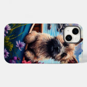 パドルに乗ったケアン・テリア: 景色の良い冒険 Case-Mate iPhoneケース (裏面 (横))