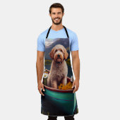 パドルに乗ったゴルデンドール:風光明媚な冒険 エプロン (着用した状態)