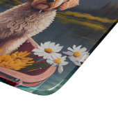 パドルに乗ったゴルデンドール:風光明媚な冒険 カッティングボード (角)