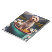 パドルに乗ったゴルデンドール：風光明媚な冒険 ノートパッド (回転)