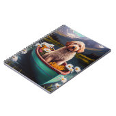 パドルに乗ったゴルデンドール：風光明媚な冒険 ノートブック (左側)