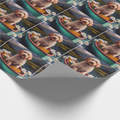 パドルに乗ったゴルデンドール:風光明媚な冒険 ラッピングペーパー (角)