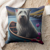 パドルに乗ったスカイテリア：風光明媚な冒険 クッション (ブランケット)