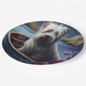 パドルに乗ったスカイテリア：風光明媚な冒険 ペーパープレート (アングル)