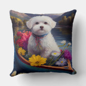 パドルに乗ったビコンフリーズ：風光明媚な冒険 クッション (裏面)