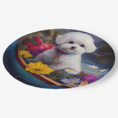 パドルに乗ったビコンフリーズ：風光明媚な冒険 ペーパープレート (アングル)