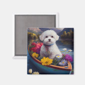 パドルに乗ったビコンフリーズ：風光明媚な冒険 マグネット (正面/裏面)