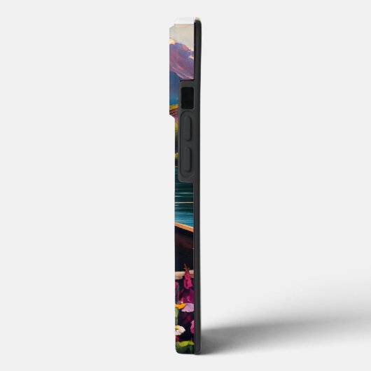 パドルに乗ったビーグル犬:風光明媚な冒険 Case-Mate iPhoneケース (裏面 / 左)