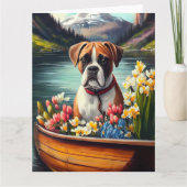 パドルに乗ったボクサー:風光明媚な冒険 カード (正面)