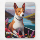 パドルに乗った馬船寺犬 – 風光明媚な冒険|過去記事 マウスパッド (正面)