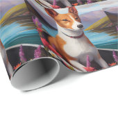 パドルに乗った馬船寺犬 – 風光明媚な冒険|過去記事 ラッピングペーパー (ロールコーナー)