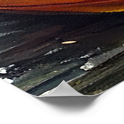 パドルに乗るボクサー: 風景の冒険 ポスター (角)