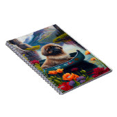 パドルに北京の花：風光明媚な冒険 ノートブック (右側)