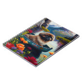 パドルに北京の花：風光明媚な冒険 ノートブック (左側)