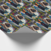 パドルに北京の花：風光明媚な冒険 ラッピングペーパー (角)