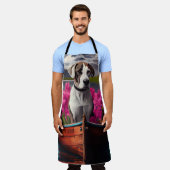 パドルに大きなドーン：風光明媚な冒険 エプロン (着用した状態)