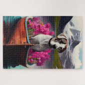 パドルに大きなドーン：風光明媚な冒険 ジグソーパズル (横)