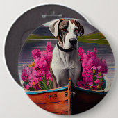 パドルに大きなドーン：風光明媚な冒険 缶バッジ (正面&裏面)