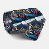 パドルに青いヒーラー:風光明媚な冒険 ネクタイ (ロール)