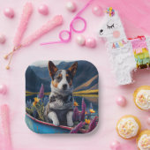 パドルに青いヒーラー：風光明媚な冒険 ペーパープレート (パーティー)