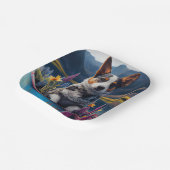 パドルに青いヒーラー：風光明媚な冒険 ペーパープレート (傾斜あり)