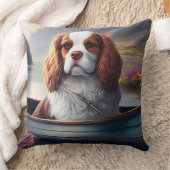 パドルに騎乗する騎士の王：風光明媚な冒険 クッション (ブランケット)