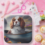 パドルに騎乗する騎士の王：風光明媚な冒険 ペーパープレート (パーティー)