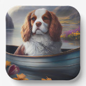 パドルに騎乗する騎士の王：風光明媚な冒険 ペーパープレート (正面)