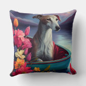 パドルのグレイハウンド：風光明媚な冒険 クッション (裏面)