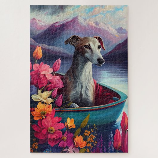 パドルのグレイハウンド：風光明媚な冒険 ジグソーパズル (縦)