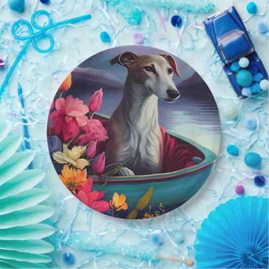 パドルのグレイハウンド:風光明媚な冒険 ペーパープレート (パーティー)