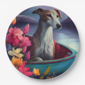 パドルのグレイハウンド:風光明媚な冒険 ペーパープレート (正面)