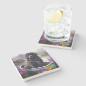 パドルのニューファンドランド：風光明媚な冒険 ストーンコースター (横)