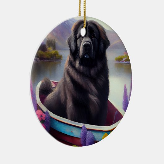 パドルのニューファンドランド：風光明媚な冒険 セラミックオーナメント (右)