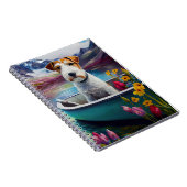 パドルの上のWirefoxテリア：風光明媚な冒険 ノートブック (右側)